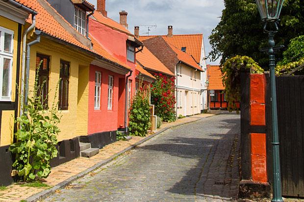 Bornholm - Ronne: uliczka